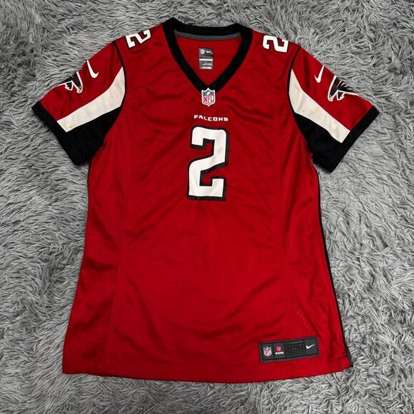 Nike NFL Falcons Red Ryan #2 Jersey Size Large